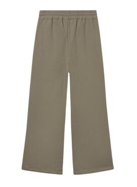 Hose Mayoral lang Frottee Wide Leg Grün Mädchen