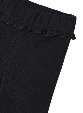 Leggings Mayoral Rippenstrick Flare Schwarz für Mädchen