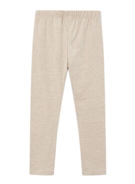 Leggings Mayoral lange Grundfarbe Mädchen in Toastfarbe