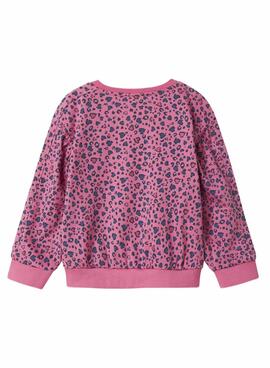Sweatshirt Name It Nula rosa Herzen für Mädchen.