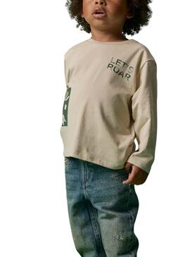 T-shirt Name It Niklaus in Toasted Dino for Boys