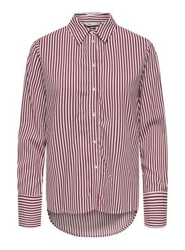Bluse Only Berit in Rot und Weiß für Damen