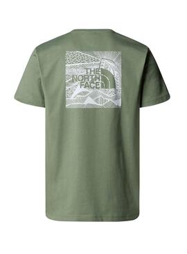 T-Shirt The North Face Box in Grün für Herren