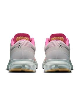 Turnschuhe On Cloud 6 rosa und orange für Damen