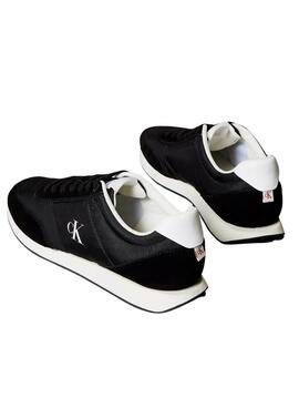 Turnschuhe Calvin Klein Jeans Retro Runner Schwarz für Herren
