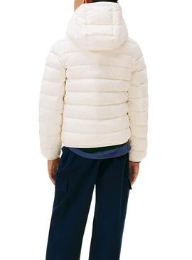 Gepolsterter Tommy Hilfiger Mantel in Beige für Kinder.