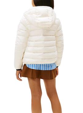 Gepolsterter Tommy Hilfiger Mantel in Beige für Kinder.