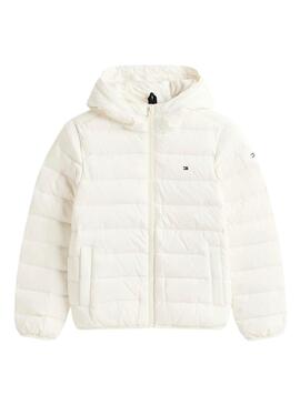 Gepolsterter Tommy Hilfiger Mantel in Beige für Kinder.