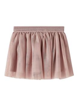 Rock Name It Nutulle rosa aus Tüll für Mädchen.