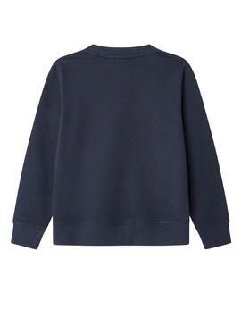 Sweatshirt Pepe Jeans Art Crew in Marineblau für Jungen.