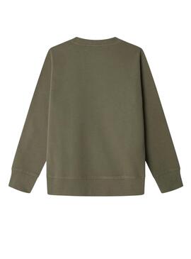 Sweatshirt Pepe Jeans Art Crew grün für Jungen.