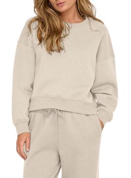 Sweatshirt Only Best beige für Frauen