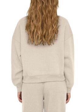 Sweatshirt Only Best beige für Frauen