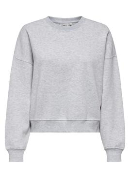 Sweatshirt Only Best Grau für Damen