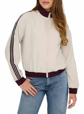 Jacke Only Mellie in Beige für Frauen.