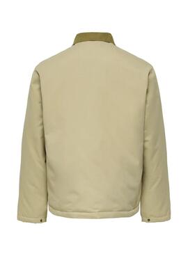 Only and Sons Kosmo Beige Jacke für Herren.
