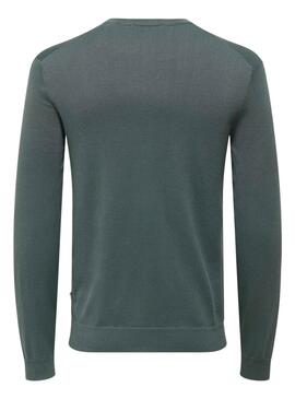 Pullover Only and Sons Wyler petrol für Herren