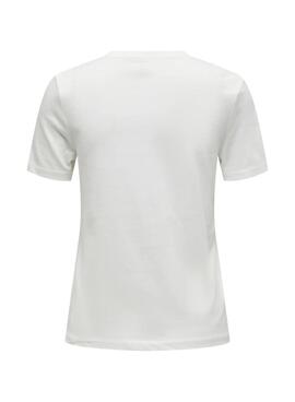 T-Shirt Only Tanya weiß für Damen