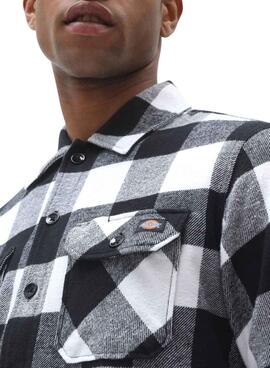 Hemd Dickies Sacramento in Weiß und Schwarz für Männer