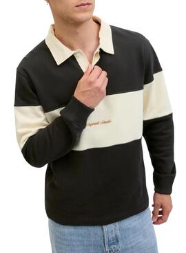 Polo Jack and Jones Norrebro blau und beige für Herren