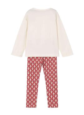 Mayoral Legging-Set mit bedruckter Leggings und Mädchen-T-Shirt.