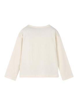 T-shirt Mayoral Tasche Häkeln Mädchen Beige