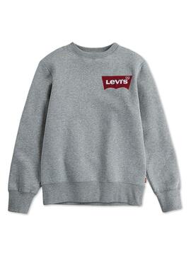 Sweatshirt Levis Oversized Batwing Grau 