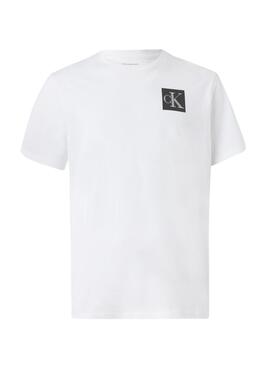 T-shirt Calvin Klein Gradient Monogramm weiß für Herren