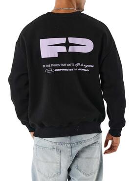 Sweatshirt Project x Paris Life is a game schwarz für Herren