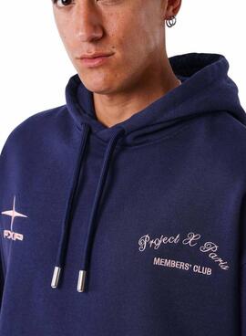 Sweatshirt Project x Paris Member's Club lila für Herren