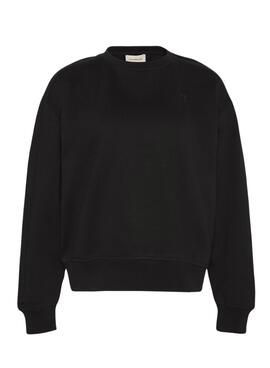 Sweatshirt Calvin Klein Jeans Archive Logo Schwarz für Damen