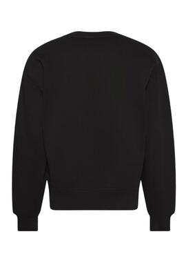 Sweatshirt Calvin Klein Jeans Archive Logo Schwarz für Damen
