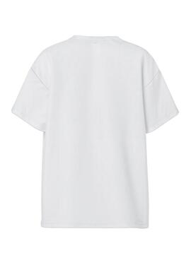 T-shirt Pieces Alfi Crunchy Ideas weiß für Damen