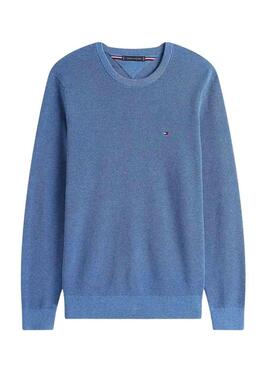 Pullover Tommy Hilfiger Essential Structure blau für Herren