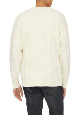 Pullover Only and Sons Mack beige für Herren