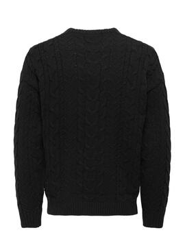 Pullover Only and Sons Mack Schwarz für Herren.