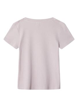 T-shirt Pepe Jeans Amily rosa für Mädchen.