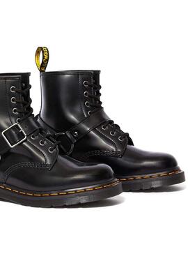 Stiefelettes Dr Martens 1460 Harness Schwarz Damen