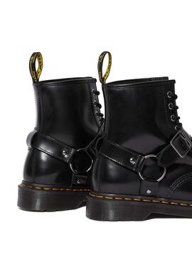 Stiefelettes Dr Martens 1460 Harness Schwarz Damen