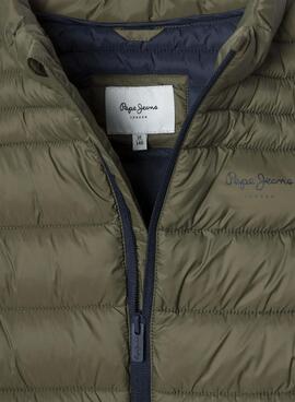 Pepe Jeans gesteppte Weste Ahron in Grün für Jungen