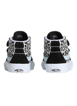 Turnschuhe Vans Sk8-Mid Leopard für kleine Mädchen