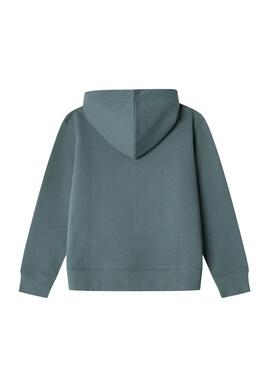 Sweatshirt Pepe Jeans Art mit grüner Kapuze für Kinder