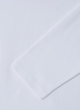 T-shirt Pepe Jeans New Herman Logo Weiß Kind