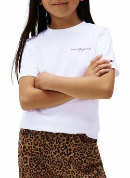 T-Shirt Tommy Hilfiger Mini Corp weiß Kinder
