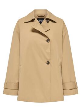 Parka Only April beige für Damen