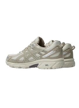 Turnschuhe Asics Gel Venture 6 beige für Damen