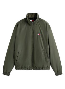 Tommy Jeans Essential gepolsterte grüne Jacke für Herren