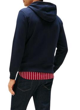 Sweatshirt Tommy Hilfiger Linear Marine für Herren.