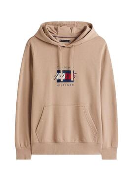 Sweatshirt Tommy Hilfiger Linear beige für Herren