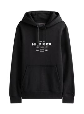 Sweatshirt Tommy Hilfiger Oval schwarz für Herren